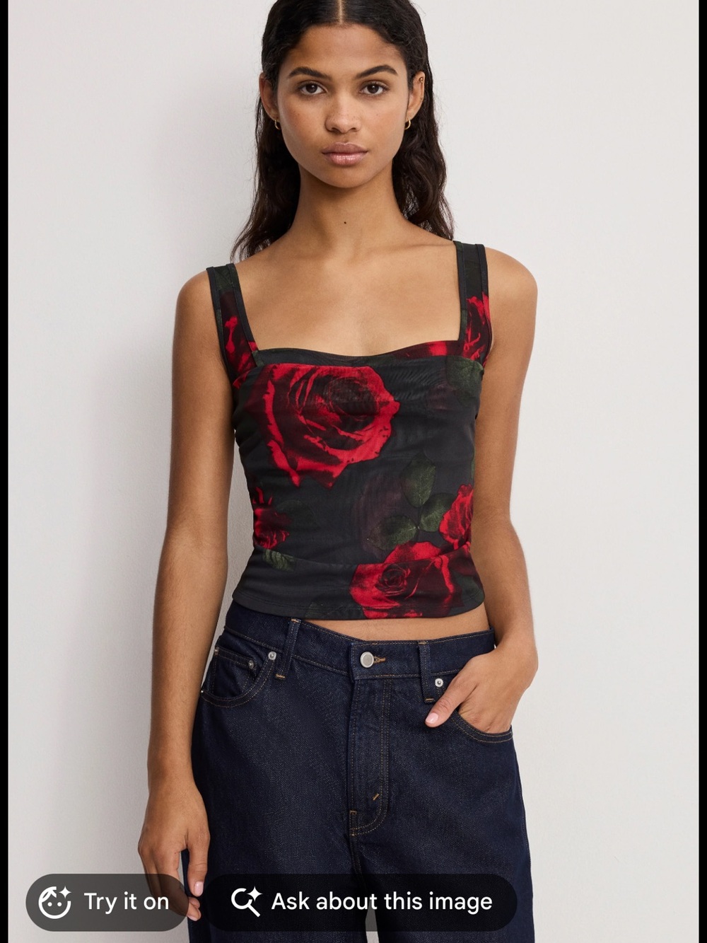 NWT GOOD AMERICAN Mesh Boustier in Moody Red. Size LARGE